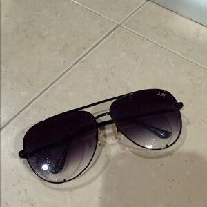 Quay Australia Black and Purple Sunglasses